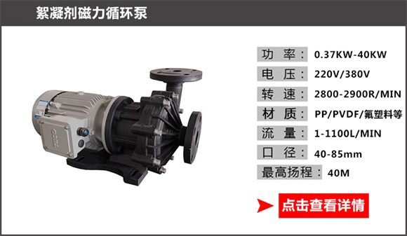 絮凝劑磁力循環泵 絮凝劑磁力循環泵