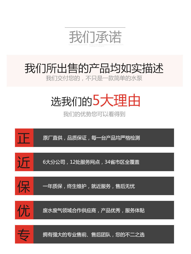 電鍍廢水專用泵1承諾